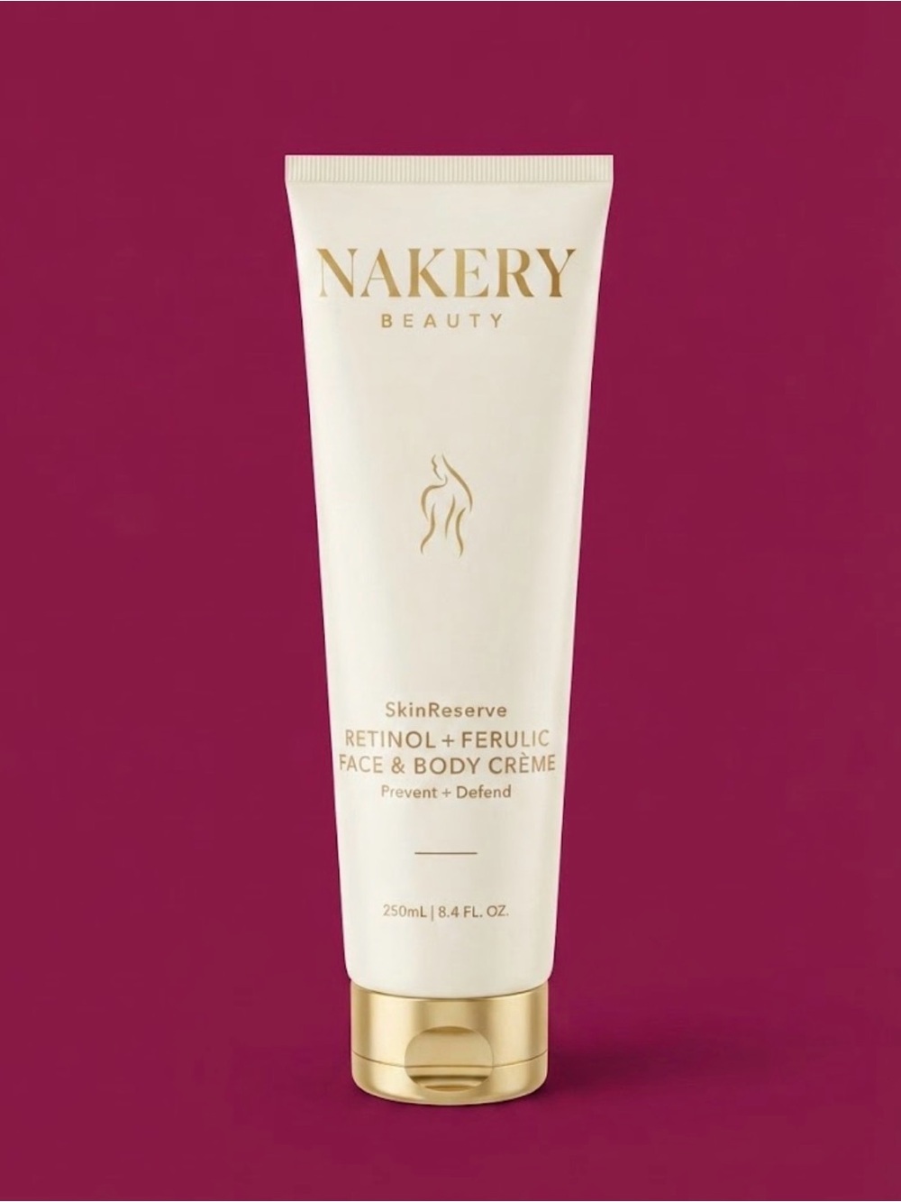 NAKERY SkinReserve Retinol and Ferulic Face and Body Crème NWT